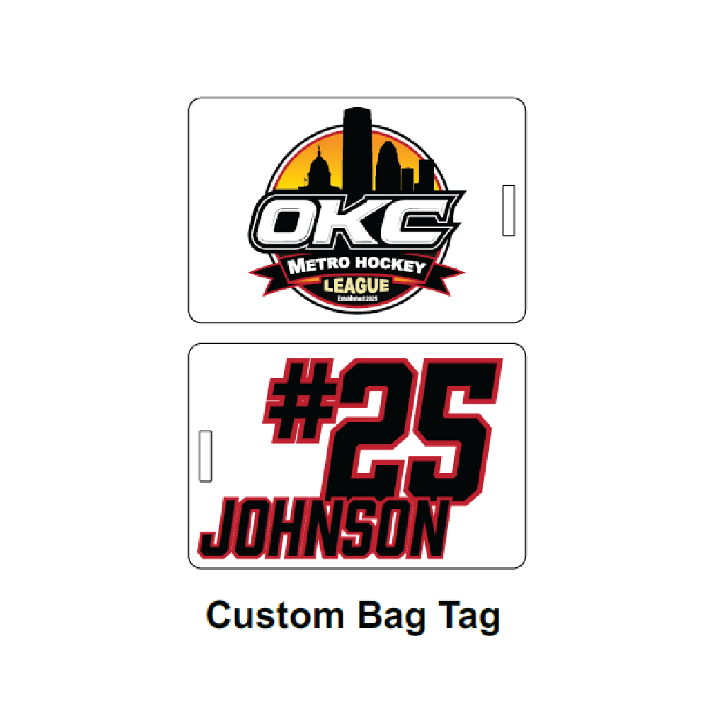 Bag Tag with Name and # - OKCM