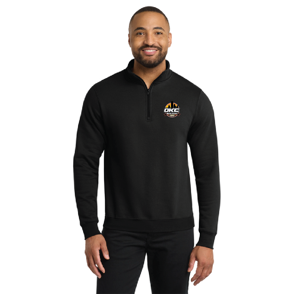 Port & Co 1/4 Zip Fleece Pullover - OKCM