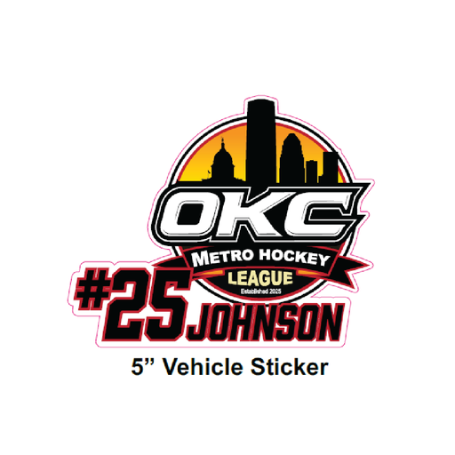 Vehicle Sticker - Logo With # and Name - OKCM